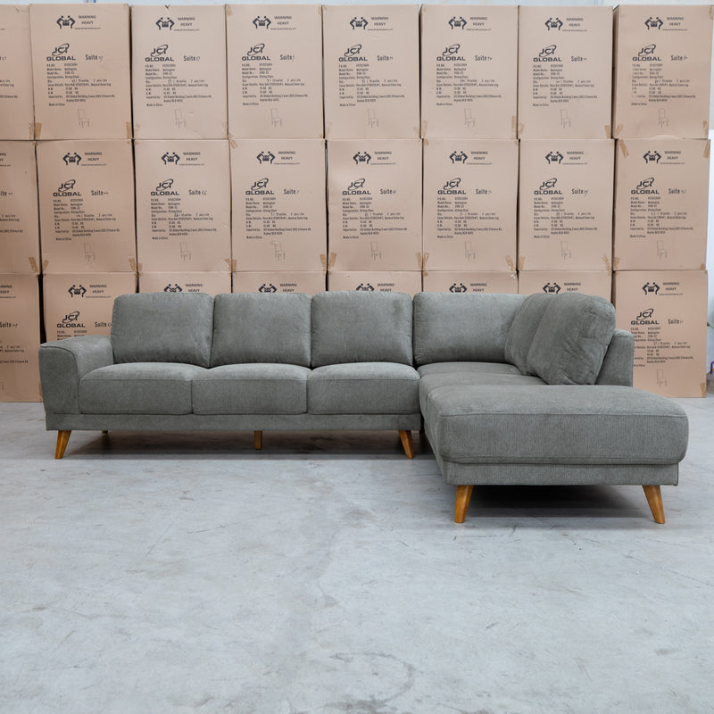 The Bristol RHF Corner Chaise Lounge - Olive