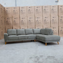 The Bristol RHF Corner Chaise Lounge - Olive available to purchase from Warehouse Furniture Clearance at our next sale event.