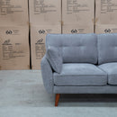 Willow Two Seat Sofa - Steel