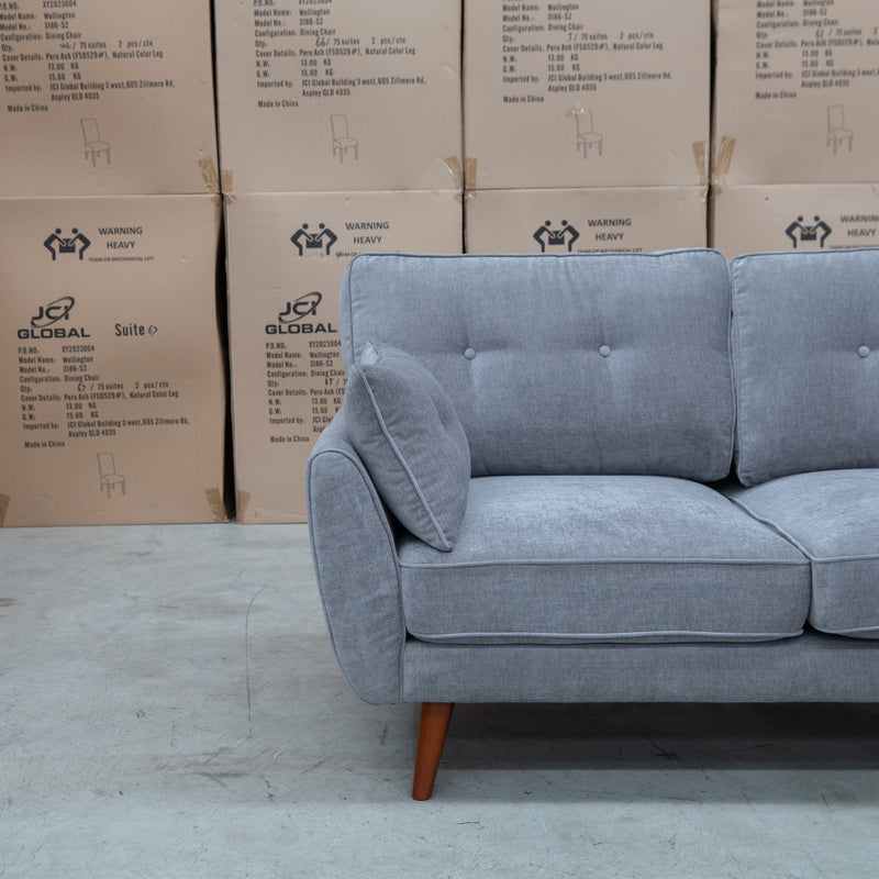 Willow Two Seat Sofa - Steel