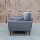 Willow Two Seat Sofa - Steel