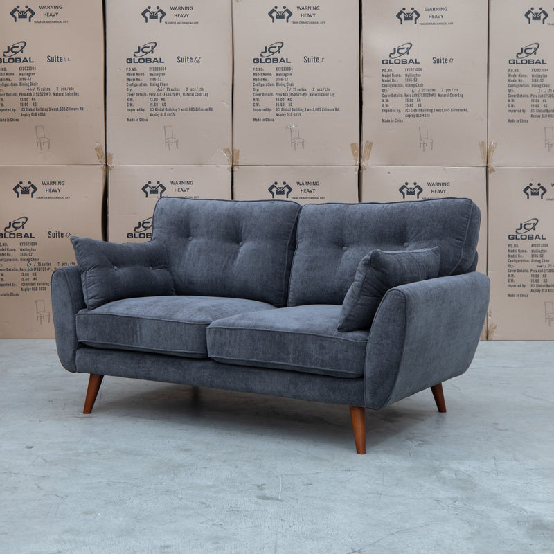 Willow Two Seat Sofa - Charcoal