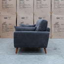 Willow Two Seat Sofa - Charcoal