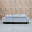 The Khloe Three Seat Chaise Lounge RHF - Whisper available to purchase from Warehouse Furniture Clearance at our next sale event.