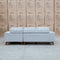 The Khloe Three Seat Chaise Lounge RHF - Whisper available to purchase from Warehouse Furniture Clearance at our next sale event.