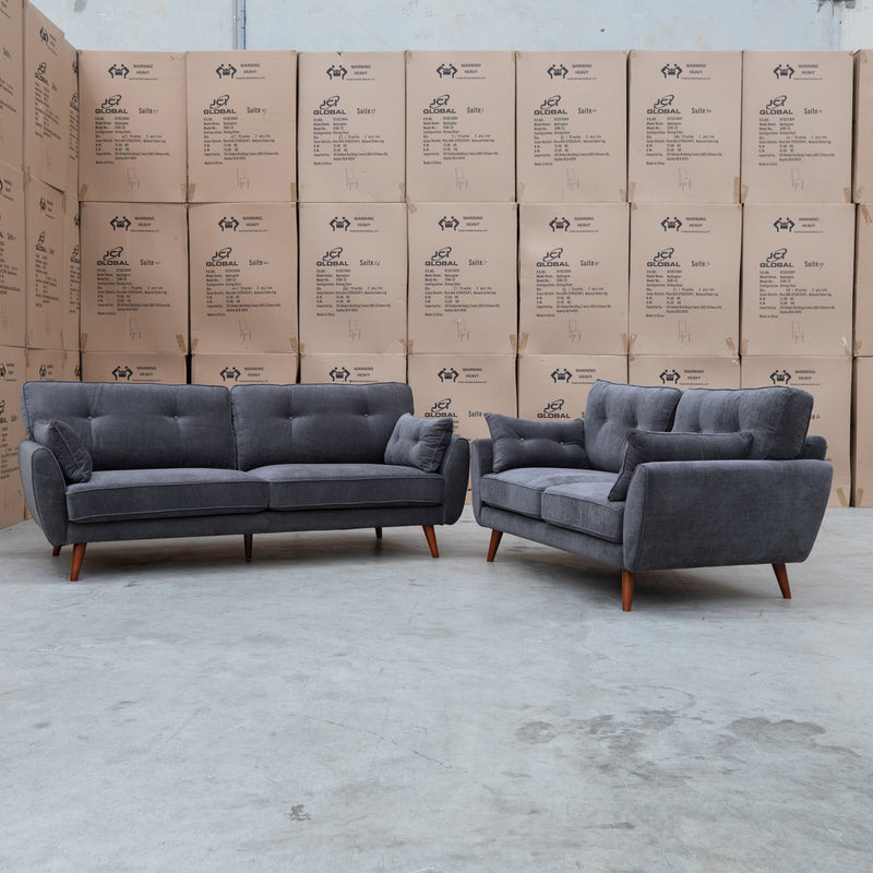 Willow Two Seat Sofa - Charcoal