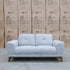 The Khloe Two Seat Fabric Sofa - Whisper