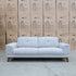 The Khloe Three Seat Fabric Sofa - Whisper