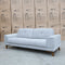 The Khloe Three Seat Fabric Sofa - Whisper available to purchase from Warehouse Furniture Clearance at our next sale event.