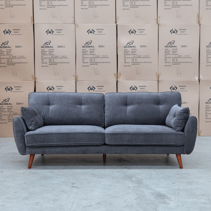 Willow Three Seat Sofa - Charcoal