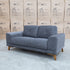 The Khloe Two Seat Fabric Sofa - Shadow