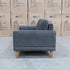 The Khloe Two Seat Fabric Sofa - Shadow
