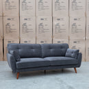 Willow Three Seat Sofa - Charcoal