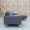 The Khloe Three Seat Chaise Lounge RHF - Shadow available to purchase from Warehouse Furniture Clearance at our next sale event.