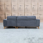 The Khloe Three Seat Chaise Lounge RHF - Shadow available to purchase from Warehouse Furniture Clearance at our next sale event.