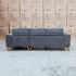 The Khloe Three Seat Chaise Lounge RHF - Shadow