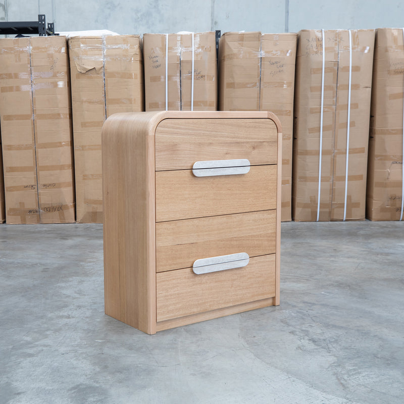 Hastings Tasmanian Oak Four Drawer Tallboy