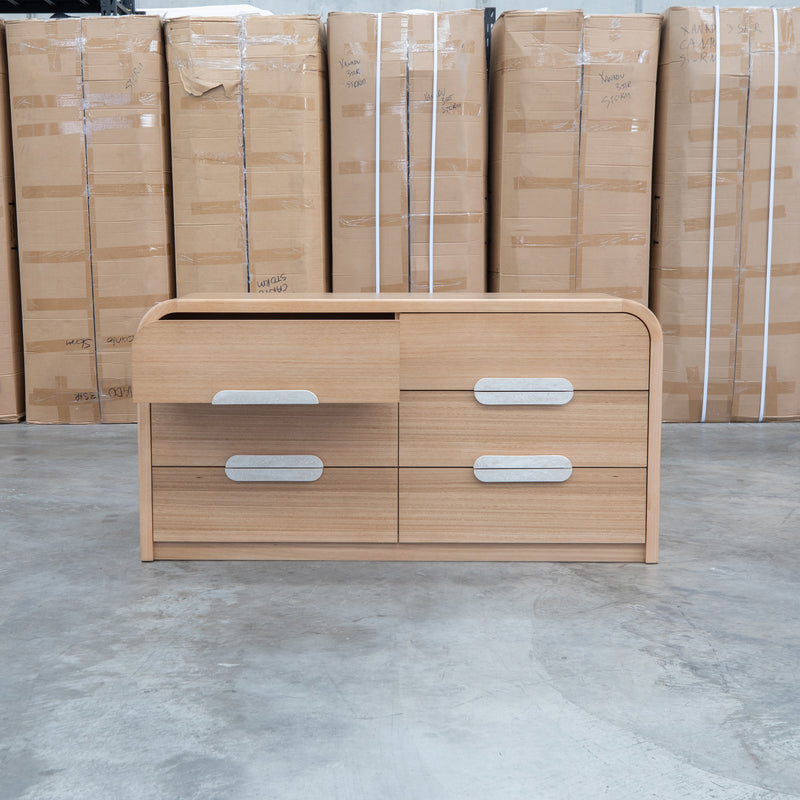 Hastings Tasmanian Oak Six Drawer Dresser