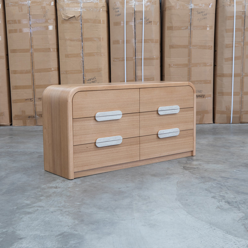 Hastings Tasmanian Oak Six Drawer Dresser