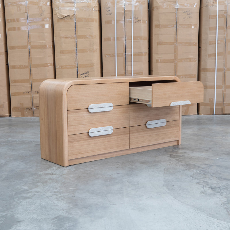 Hastings Tasmanian Oak Six Drawer Dresser