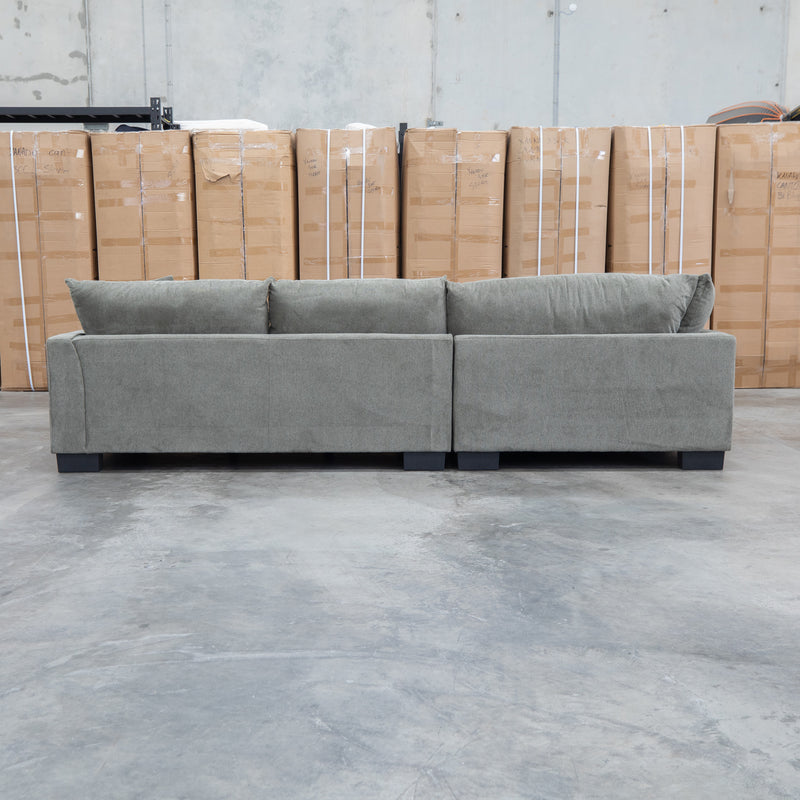 Adelina Deep Seated Corner Lounge - Moss Green