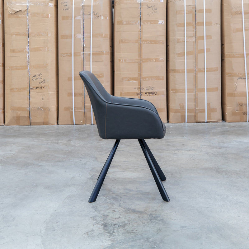Milan Dining Chair - Charcoal