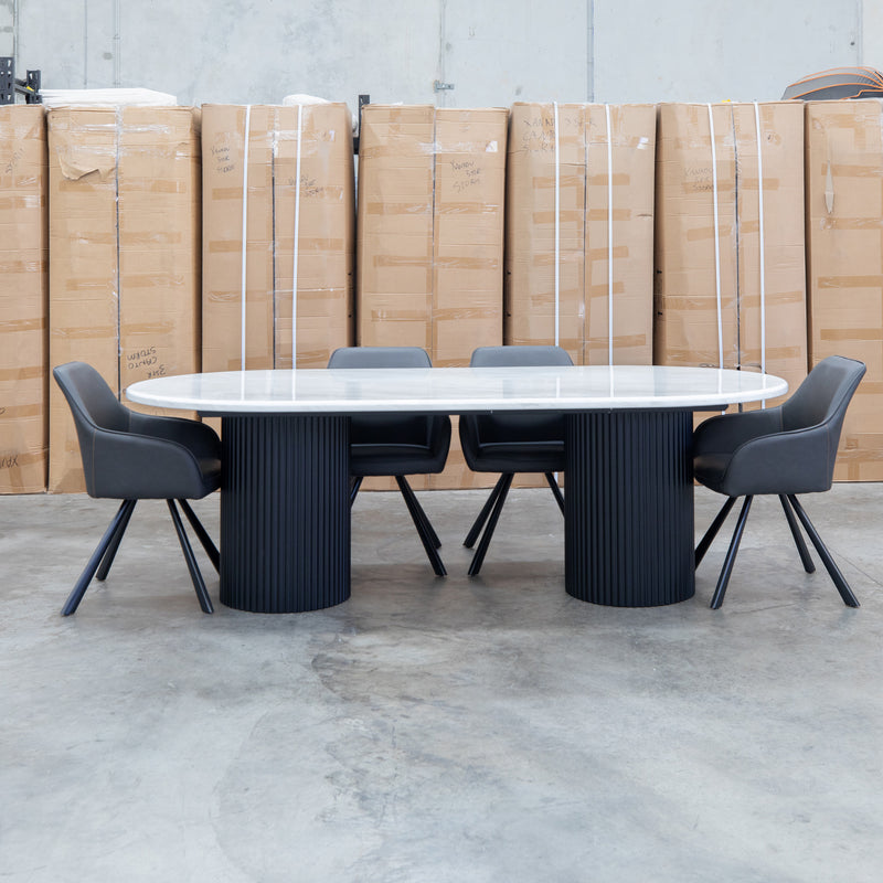 Milan Dining Chair - Charcoal