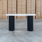 The Province Hall Table - Black & White Jazz Top available to purchase from Warehouse Furniture Clearance at our next sale event.