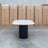 Province 2.4m Dining Table - Black & White Jazz Top