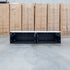 Province 4 Door Entertainment Unit - Black & White Jazz Top