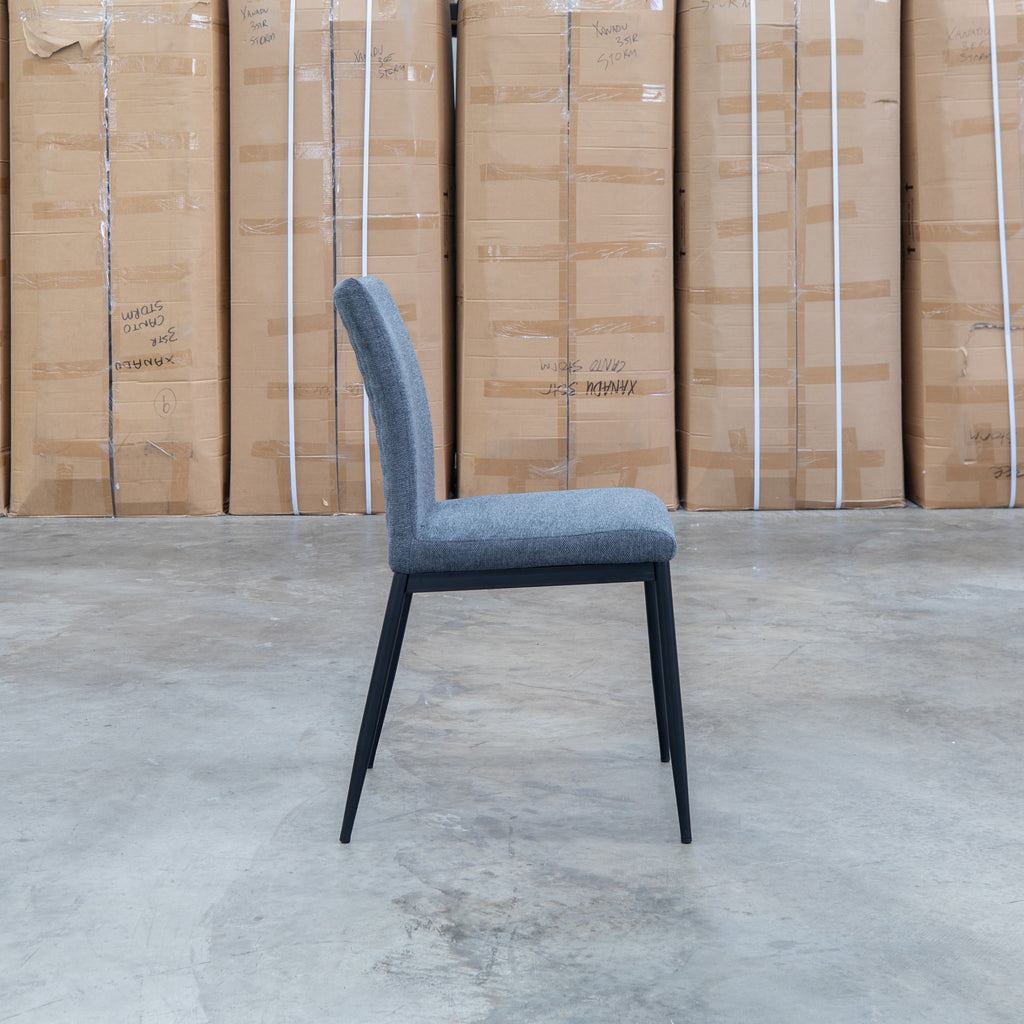 The Sedona Dining Chair - Charcoal available to purchase from Warehouse Furniture Clearance at our next sale event.