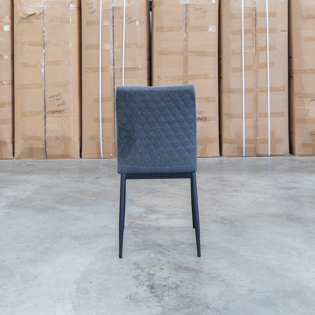 The Sedona Dining Chair - Charcoal available to purchase from Warehouse Furniture Clearance at our next sale event.