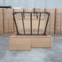 The Hastings Tasmanian Oak King Gaslift Bed with Storage Drawers
