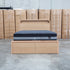 Hastings Tasmanian Oak Queen Gaslift Bed with Storage Drawers