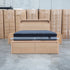 The Hastings Tasmanian Oak King Gaslift Bed with Storage Drawers