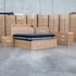 Hastings Tasmanian Oak Queen Gaslift Bed with Storage Drawers