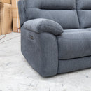 The Eathon Modular Electric Corner Lounge - Charcoal available to purchase from Warehouse Furniture Clearance at our next sale event.