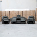 The Bari Three Seat Recliner Lounge - Fern available to purchase from Warehouse Furniture Clearance at our next sale event.