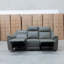 The Bari Three Seat Recliner Lounge - Fern available to purchase from Warehouse Furniture Clearance at our next sale event.