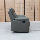 The Bari Three Seat Recliner Lounge - Fern available to purchase from Warehouse Furniture Clearance at our next sale event.