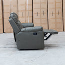 The Bari Three Seat Recliner Lounge - Fern available to purchase from Warehouse Furniture Clearance at our next sale event.
