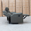 The Bari Three Seat Recliner Lounge - Fern available to purchase from Warehouse Furniture Clearance at our next sale event.