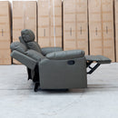 The Bari Three Seat Recliner Lounge - Fern available to purchase from Warehouse Furniture Clearance at our next sale event.