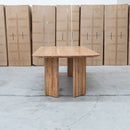 The Malbec 240cm Marri Timber Dining Table available to purchase from Warehouse Furniture Clearance at our next sale event.