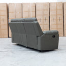 The Bari Three Seat Recliner Lounge - Fern available to purchase from Warehouse Furniture Clearance at our next sale event.