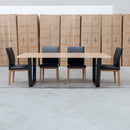 The Timo 210cm Live Edge Dining Table available to purchase from Warehouse Furniture Clearance at our next sale event.