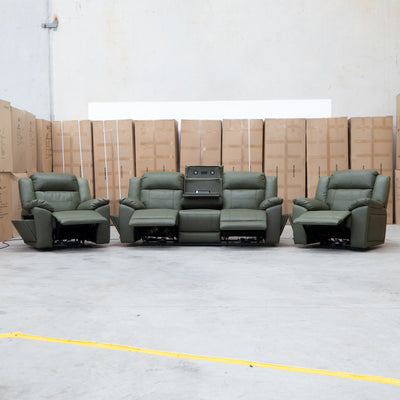Venus Triple-Motor Electric Recliner - Moss