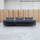 Bliss RHF Chaise Lounge with Adjustable Backrests - Charcoal - Warehouse Furniture Clearance