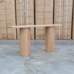 The Hastings Tasmanian Oak Hall Table available to purchase from Warehouse Furniture Clearance at our next sale event.