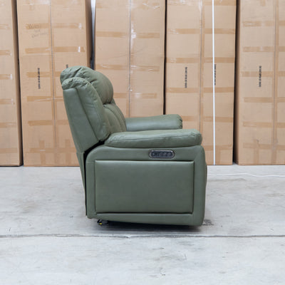 Venus Three Seat Triple-Motor Electric Recliner Lounge - Moss